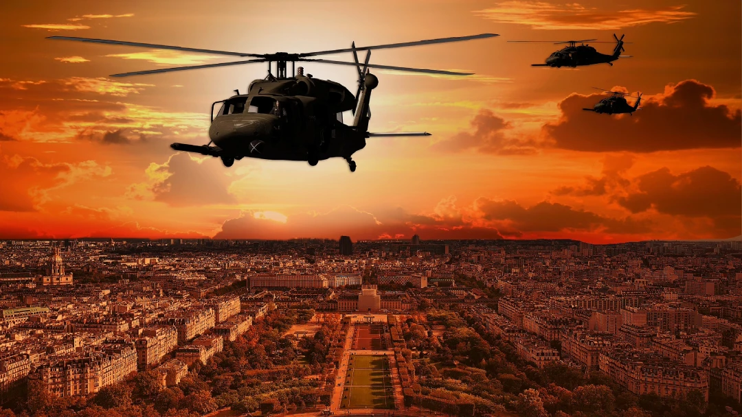 black helicopters